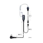 CRS 2WLATM-K1 2-Wire Surveillance Kit with MIC and PTT- to suit Kenwood 2 pin