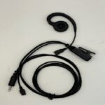 CRS-CRS-2WGH-K4-2 Wire GHOOK earpiece with Inline PTT/MIC to suit Kenwood 1 pin (ProTalk PKT-23K)
